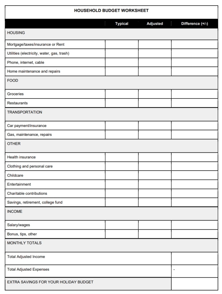 worksheet